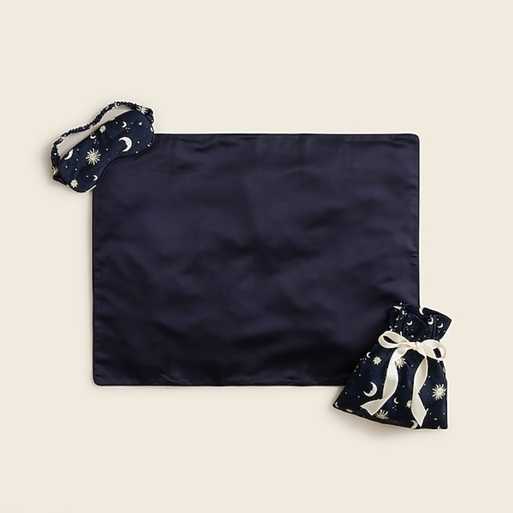 J CREW SLEEP 3 PIECE GIFT SET WINTER SKY NAVY NWT
